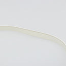 Salvatore Ferragamo Gancini Shoulder Bag Leather White Silver Auth BA13542V-9