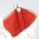 Salvatore Ferragamo Gancini Shoulder Bag Leather White Silver Auth BA13542V-20