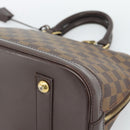 LOUIS VUITTON Damier Ebene Alma Hand Bag N51131 LV Auth BA13543-15