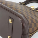 LOUIS VUITTON Damier Ebene Alma Hand Bag N51131 LV Auth BA13543-17