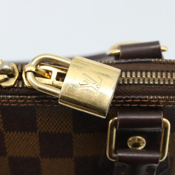 LOUIS VUITTON Damier Ebene Alma Hand Bag N51131 LV Auth BA13543