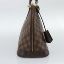 LOUIS VUITTON Damier Ebene Alma Hand Bag N51131 LV Auth BA13543-3
