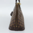 LOUIS VUITTON Damier Ebene Alma Hand Bag N51131 LV Auth BA13543-4