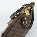 LOUIS VUITTON Damier Ebene Alma Hand Bag N51131 LV Auth BA13543-6