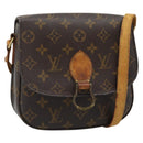 LOUIS VUITTON Monogram Saint Cloud MM Shoulder Bag M51243 LV Auth BA13544-1
