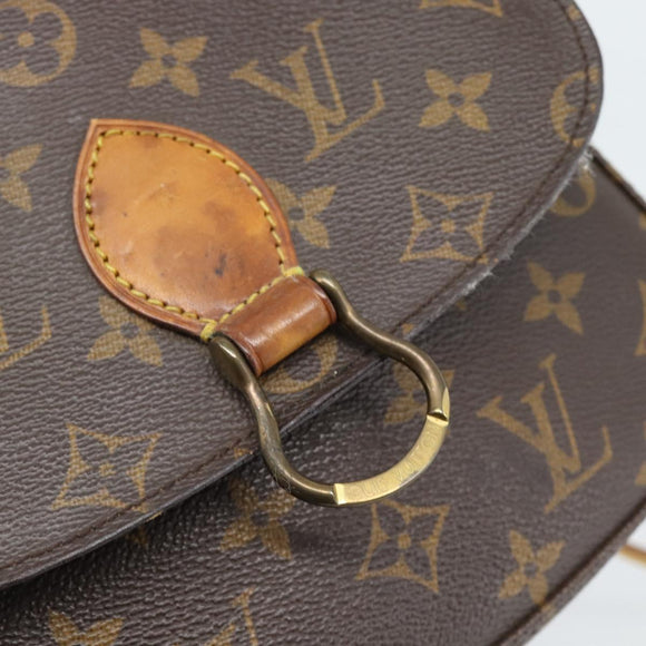 LOUIS VUITTON Monogram Saint Cloud MM Shoulder Bag M51243 LV Auth BA13544