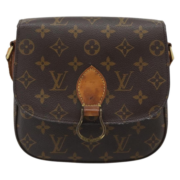 LOUIS VUITTON Monogram Saint Cloud MM Shoulder Bag M51243 LV Auth BA13544