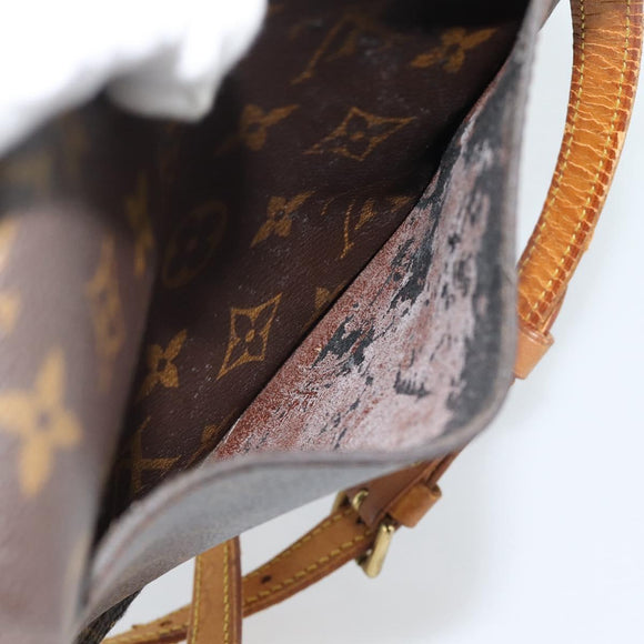 LOUIS VUITTON Monogram Saint Cloud MM Shoulder Bag M51243 LV Auth BA13544