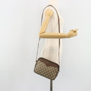 GUCCI GG Supreme Shoulder Bag PVC Beige Gold Auth BA13547-21