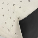 Jimmy Choo Studs Tote Bag Leather White Silver Auth BA13552-15