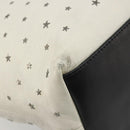 Jimmy Choo Studs Tote Bag Leather White Silver Auth BA13552-9