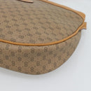 GUCCI Micro GG Supreme Shoulder Bag PVC Beige Gold 007 87 0018 Auth BA13553-14