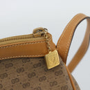 GUCCI Micro GG Supreme Shoulder Bag PVC Beige Gold 007 87 0018 Auth BA13553-9