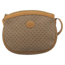 GUCCI Micro GG Supreme Shoulder Bag PVC Beige Gold 007 87 0018 Auth BA13553-13