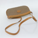 GUCCI Micro GG Supreme Shoulder Bag PVC Beige Gold 007 87 0018 Auth BA13553-7