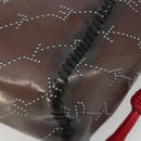 Stella MacCartney Chain Falabella Shoulder Bag Vinyl Red Auth BA13554A-16