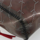 Stella MacCartney Chain Falabella Shoulder Bag Vinyl Red Auth BA13554A-17