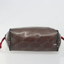 Stella MacCartney Chain Falabella Shoulder Bag Vinyl Red Auth BA13554A-4
