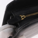 Salvatore Ferragamo Business Bag Leather Black Gold Auth BA13557-15