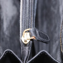 Salvatore Ferragamo Business Bag Leather Black Gold Auth BA13557-23