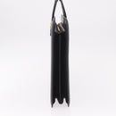 Salvatore Ferragamo Business Bag Leather Black Gold Auth BA13557-5