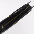 Salvatore Ferragamo Business Bag Leather Black Gold Auth BA13557-6