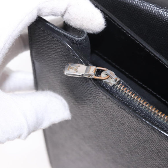 LOUIS VUITTON Taiga Robusto 2 Hand Bag Ardoise M32752 LV Auth BA13559
