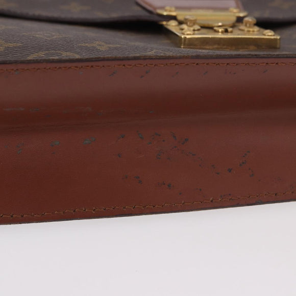LOUIS VUITTON Monogram Porte Documents Bandouliere Bag M53338 LV Auth BA13560A