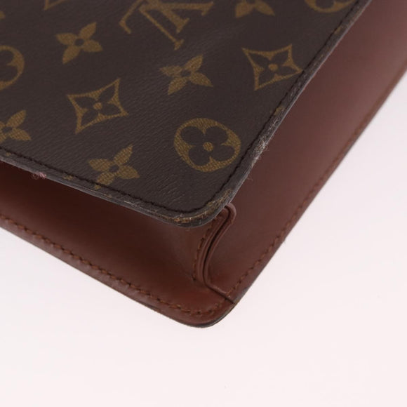 LOUIS VUITTON Monogram Porte Documents Bandouliere Bag M53338 LV Auth BA13560A
