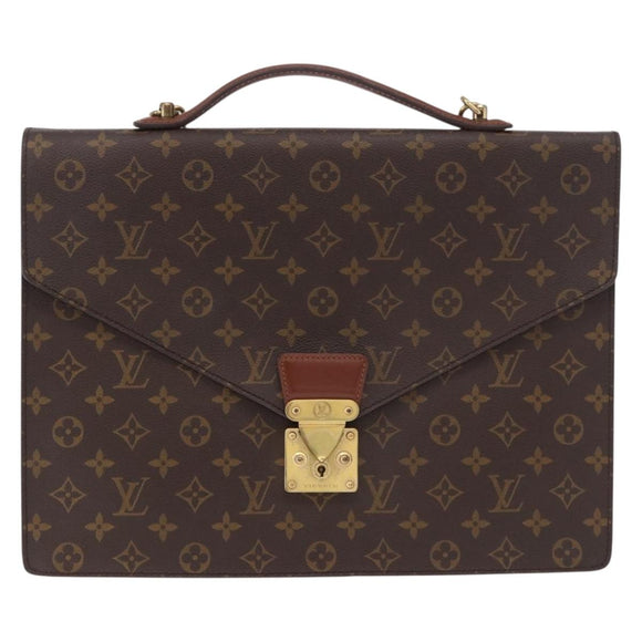 LOUIS VUITTON Monogram Porte Documents Bandouliere Bag M53338 LV Auth BA13560A