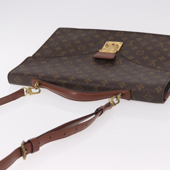 LOUIS VUITTON Monogram Porte Documents Bandouliere Bag M53338 LV Auth BA13560A