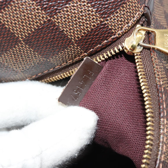 LOUIS VUITTON Damier Ebene Jena MM Tote Bag N41013 LV Auth BA13563