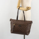 LOUIS VUITTON Damier Ebene Jena MM Tote Bag N41013 LV Auth BA13563-24