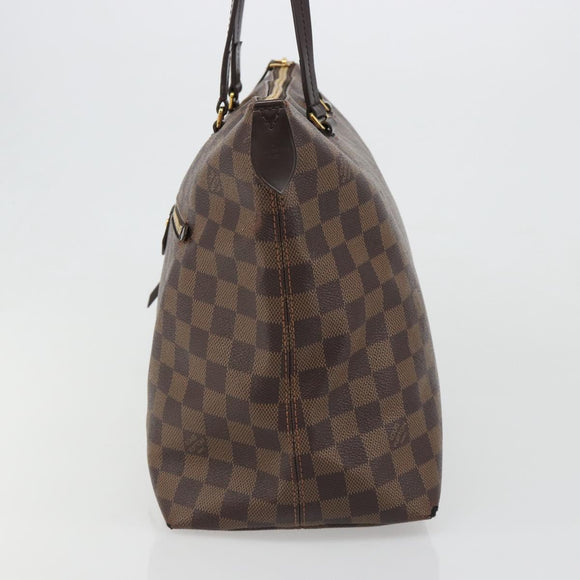 LOUIS VUITTON Damier Ebene Jena MM Tote Bag N41013 LV Auth BA13563