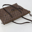LOUIS VUITTON Damier Ebene Jena MM Tote Bag N41013 LV Auth BA13563-6