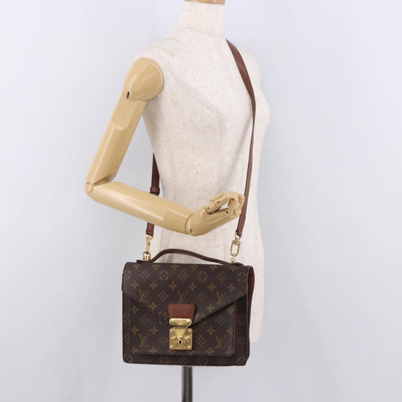 LOUIS VUITTON Monogram Monceau 26 Schoudertas M51187 LV Auth BA13564