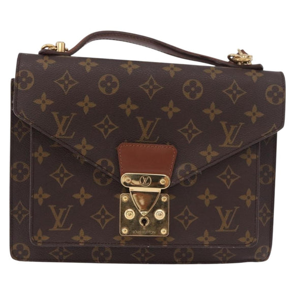 LOUIS VUITTON Monogram Monceau 26 Schoudertas M51187 LV Auth BA13564