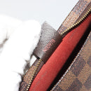 LOUIS VUITTON Damier Ebene Trousse Makeup Pouch N51982 LV Auth BA13565-12