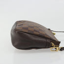 LOUIS VUITTON Damier Ebene Trousse Makeup Pouch N51982 LV Auth BA13565-3