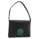 LOUIS VUITTON Epi Osh Shoulder Bag Black Green M52444 LV Auth BA13566-1