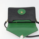 LOUIS VUITTON Epi Osh Shoulder Bag Black Green M52444 LV Auth BA13566-16