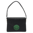 LOUIS VUITTON Epi Osh Shoulder Bag Black Green M52444 LV Auth BA13566-2