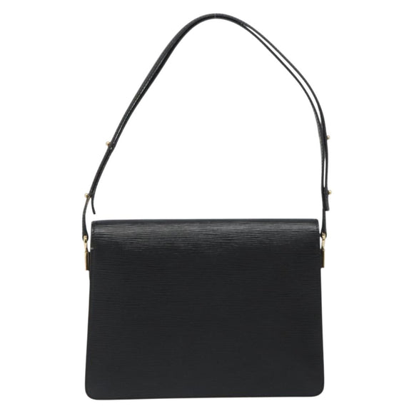 LOUIS VUITTON Epi Osh Shoulder Bag Black Green M52444 LV Auth BA13566