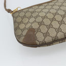 GUCCI GG Supreme Web Sherry Line Bag PVC Beige Gold 904 02 026 Auth BA13567-17