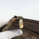 GUCCI GG Supreme Web Sherry Line Bag PVC Beige Gold 904 02 026 Auth BA13567-9