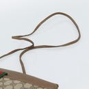GUCCI GG Supreme Web Sherry Line Bag PVC Beige Gold 904 02 026 Auth BA13567-8