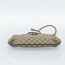 GUCCI GG Supreme Web Sherry Line Bag PVC Beige Gold 904 02 026 Auth BA13567-5
