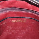 CHANEL Chain Shoulder Bag Lamb Skin Black Gold CC Auth BA13568-17