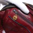 CHANEL Chain Shoulder Bag Lamb Skin Black Gold CC Auth BA13568-20