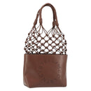 Stella MacCartney Hand Bag Leather Brown Auth BA13569A-1